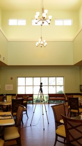 Reverberation Time Measurements in a Noisy Dining Hall